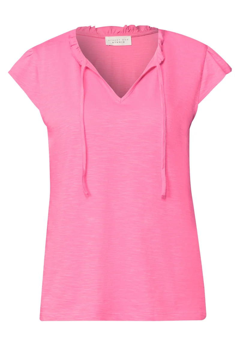 LTD QR Studio_Shirt w.frill ne, simply pink