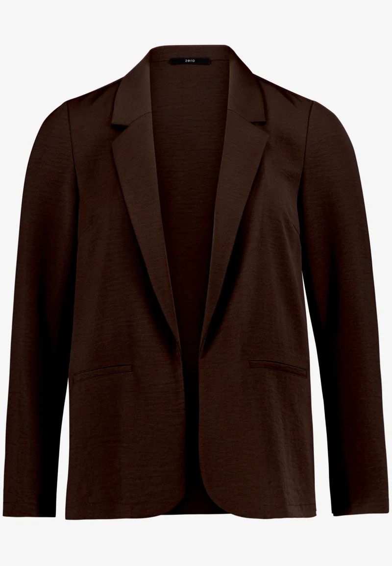 Blazerjacke Lang 3/4 Arm, Chocolate Plum