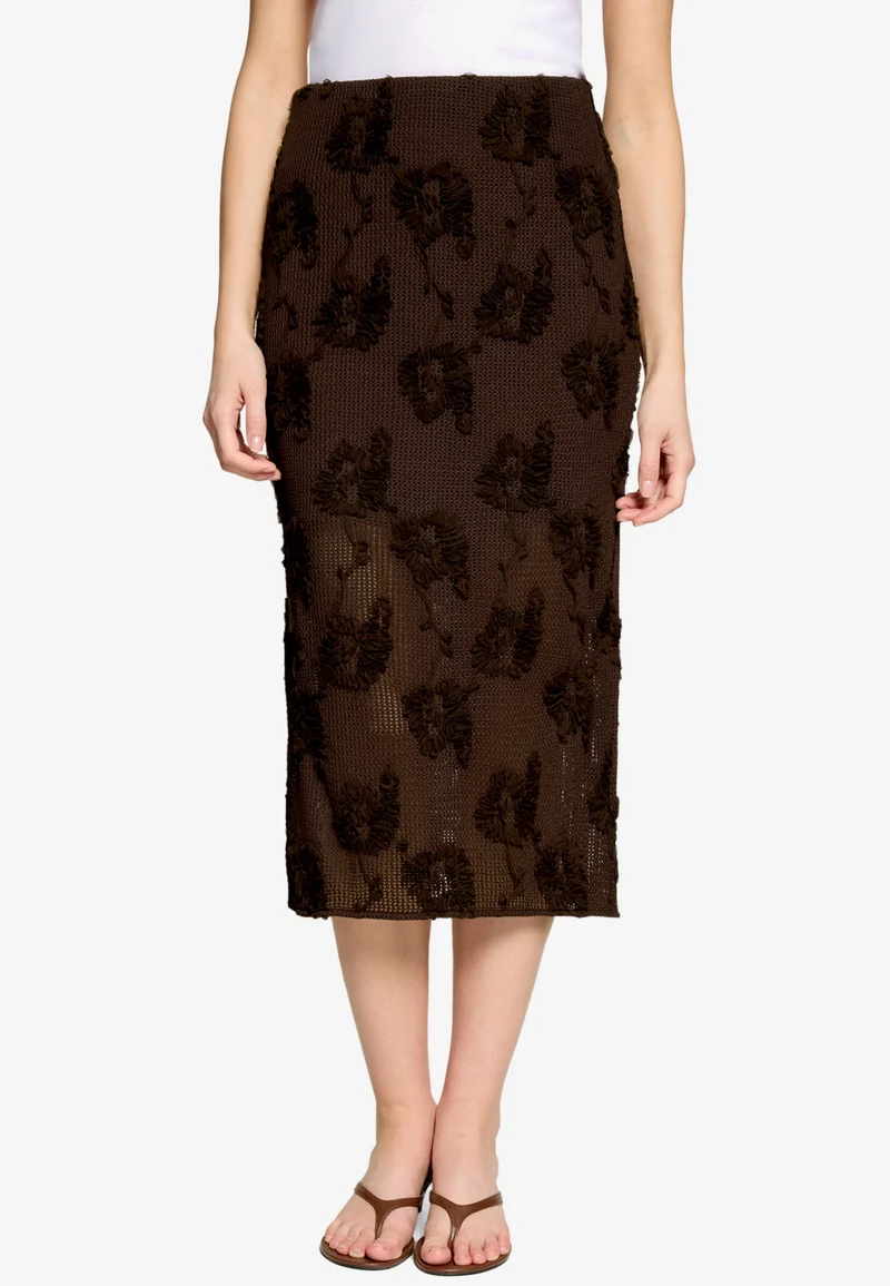 Rock Mittellang Casual, Chocolate Plum