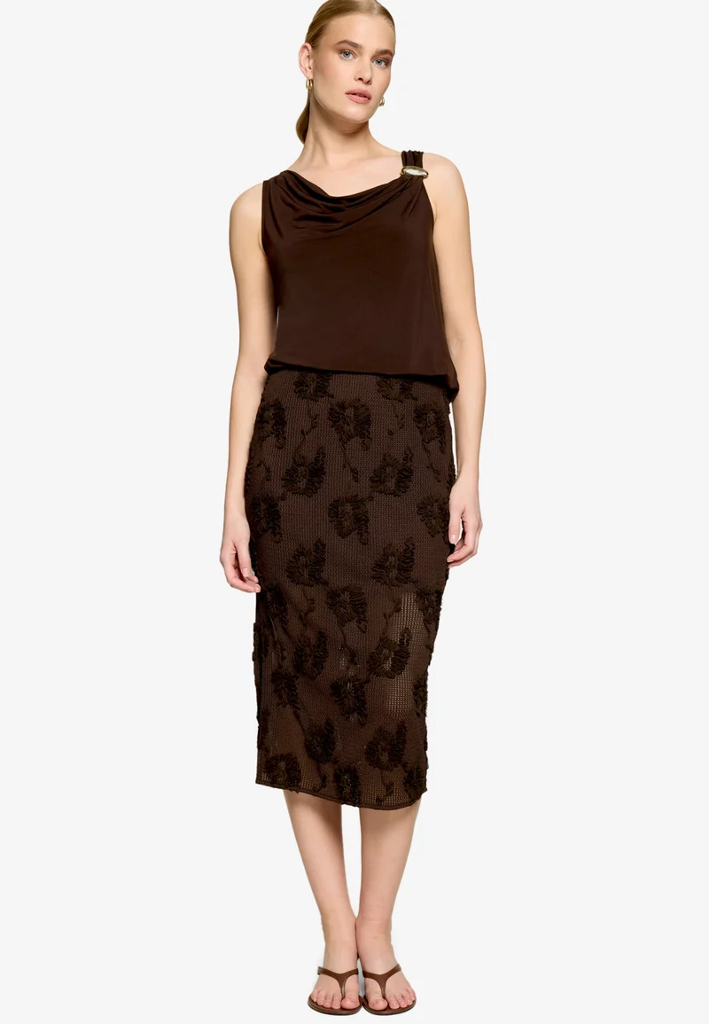 Rock Mittellang Casual, Chocolate Plum