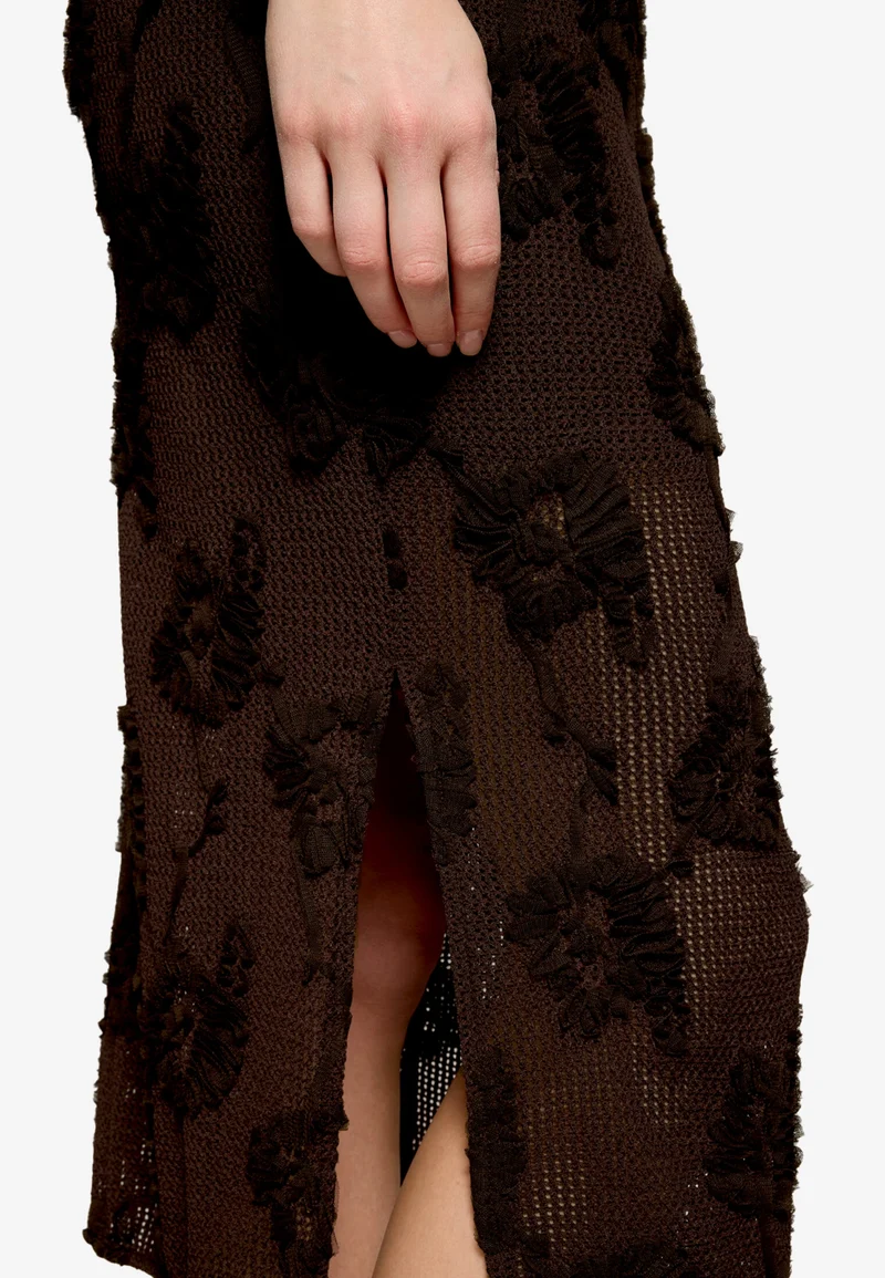 Rock Mittellang Casual, Chocolate Plum