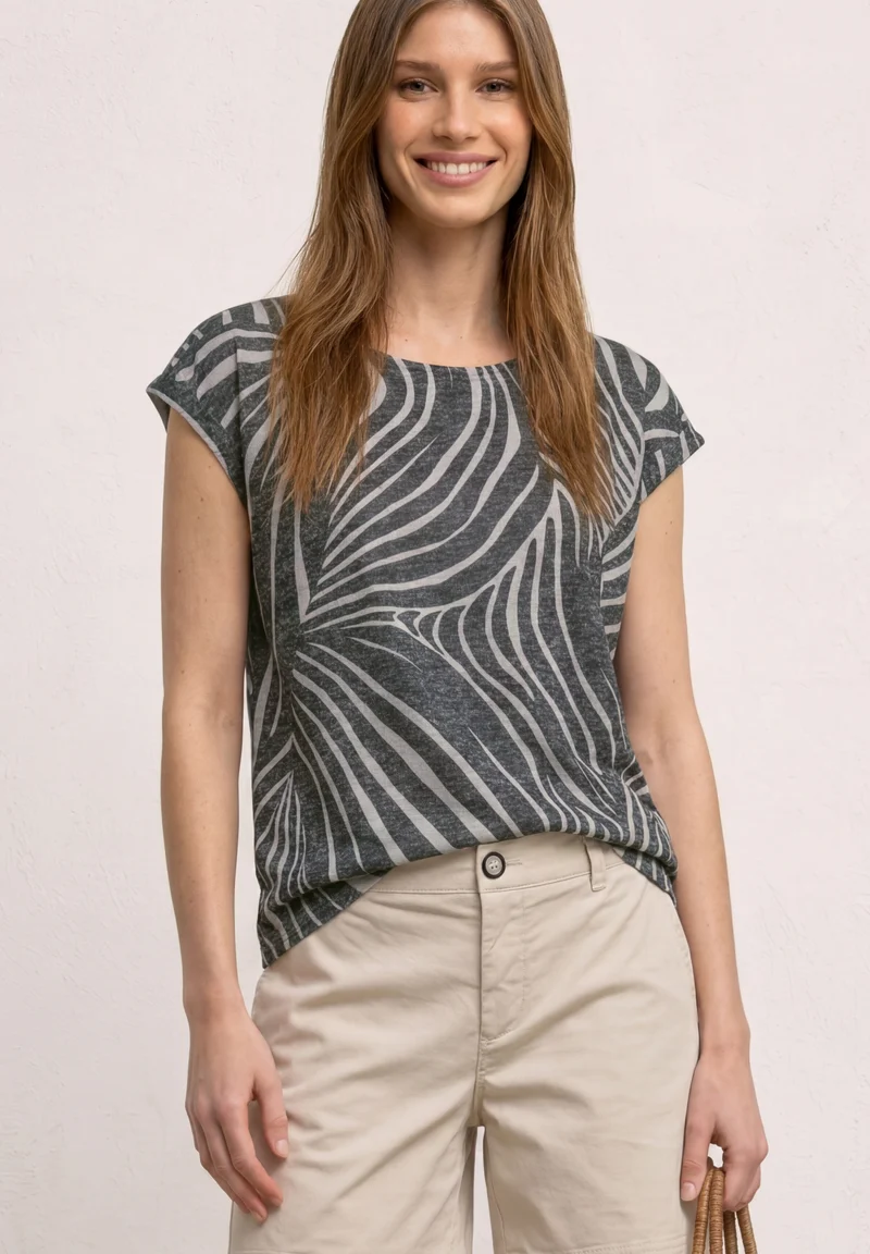 LTD QR printed burn dessin shi, Black