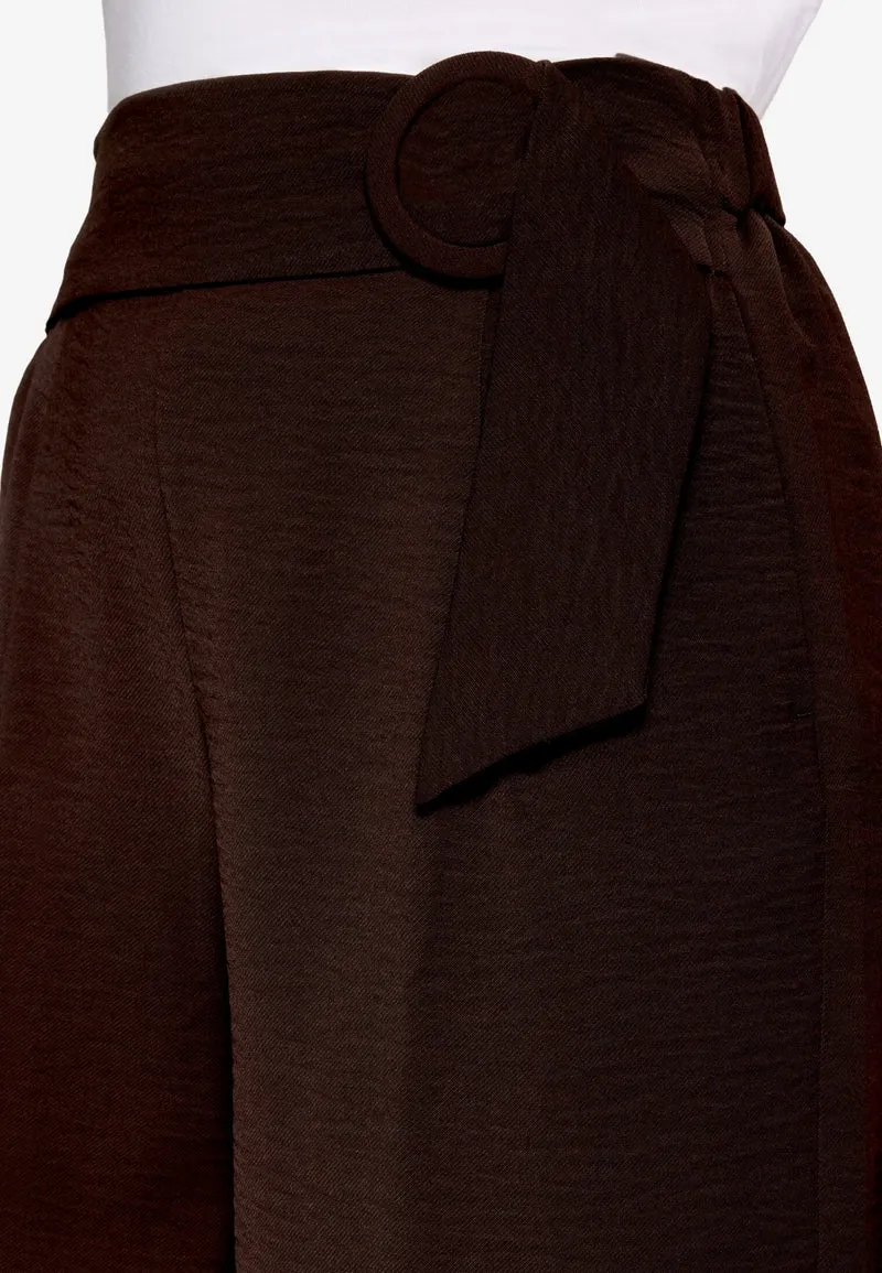 Shorts Casual, Chocolate Plum