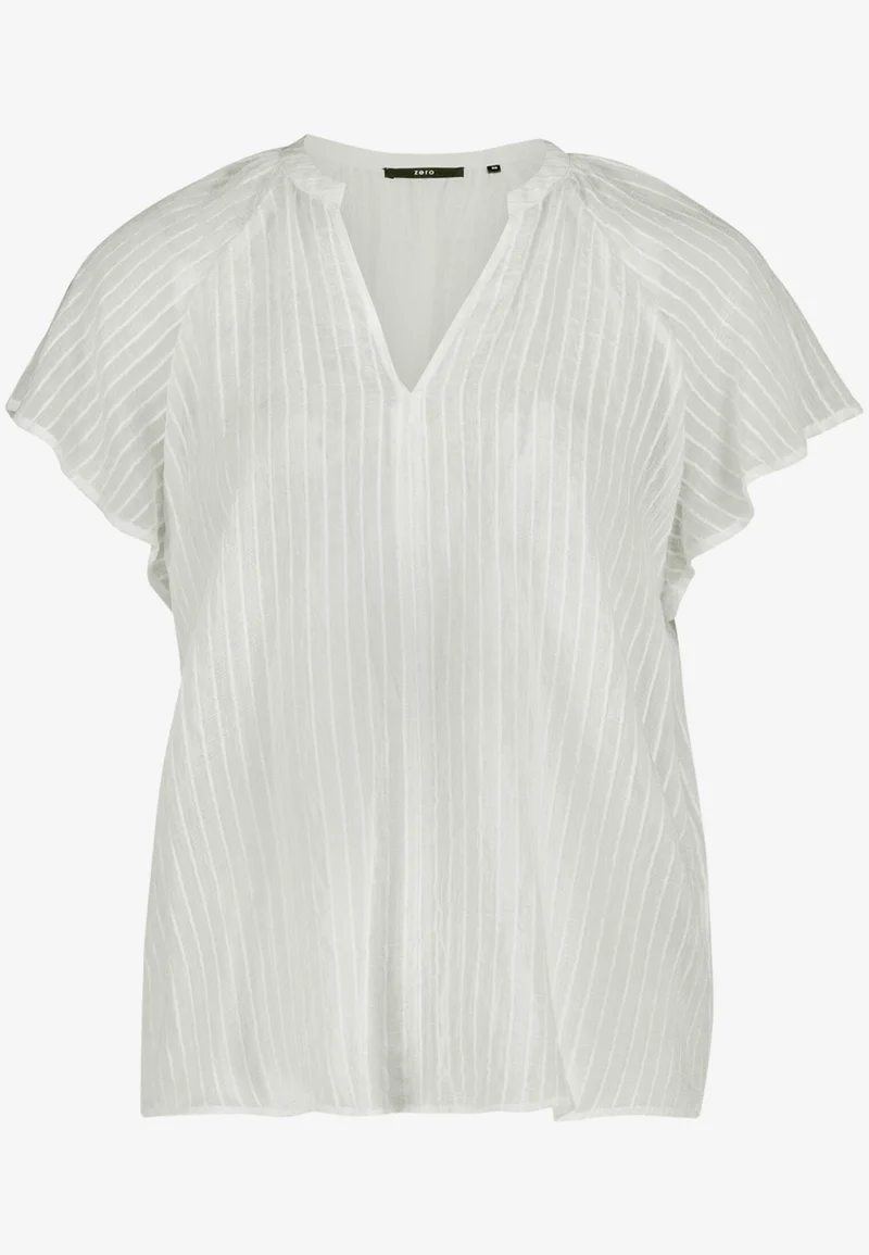 Bluse Lang 1/2 Arm, Offwhite