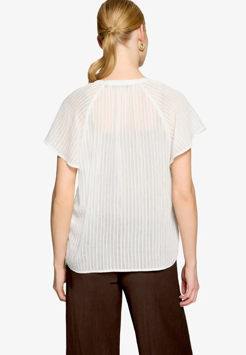 Bluse Lang 1/2 Arm, Offwhite