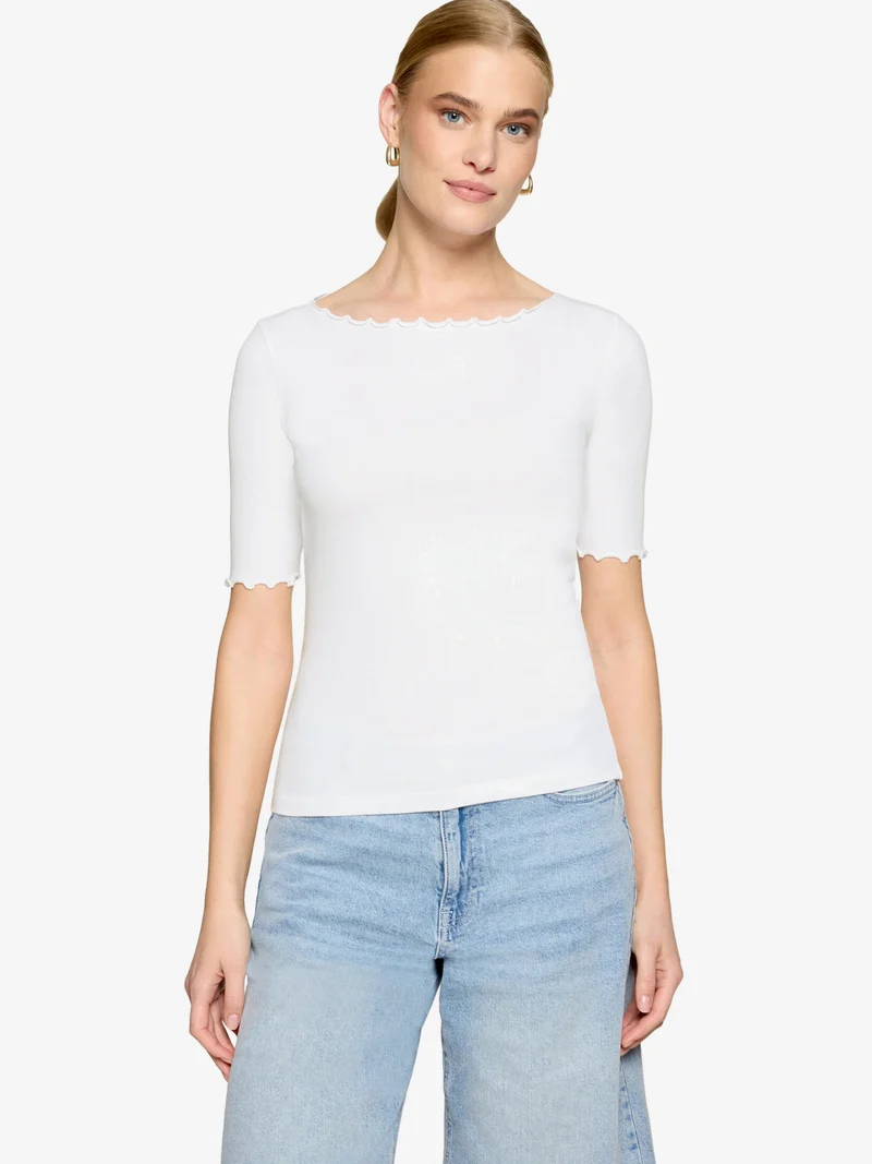 Shirt Kurz 1/2 Arm, Brilliant White