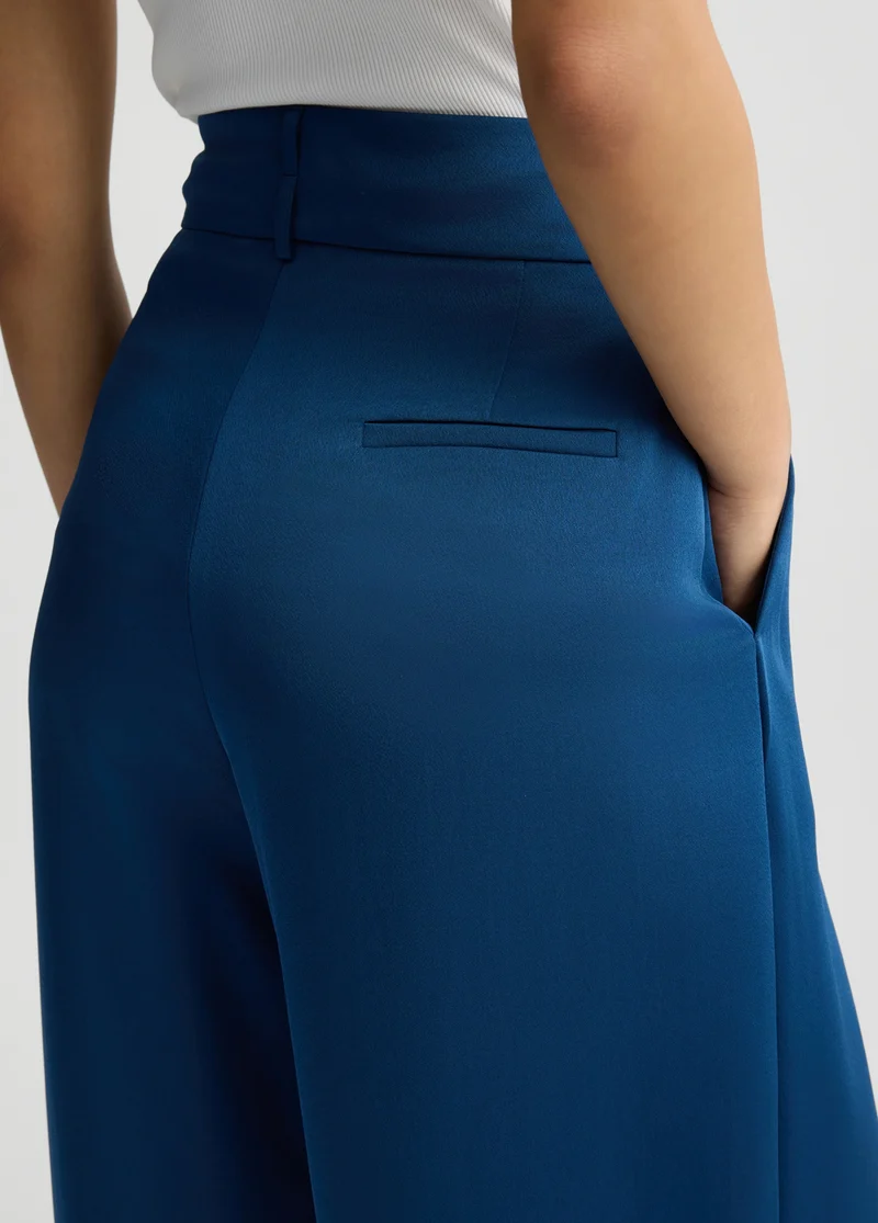 Blue palazzo trousers