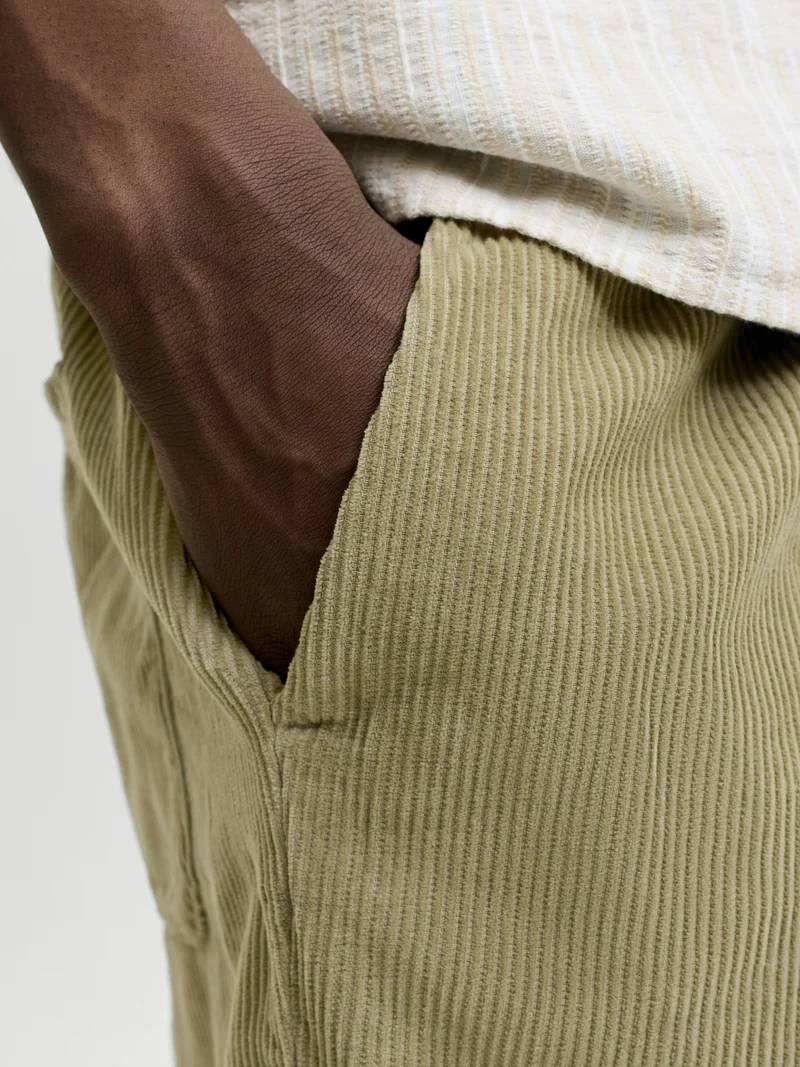 JPSTBILL CORDUROY JOGGER SHORTS REG, Aloe
