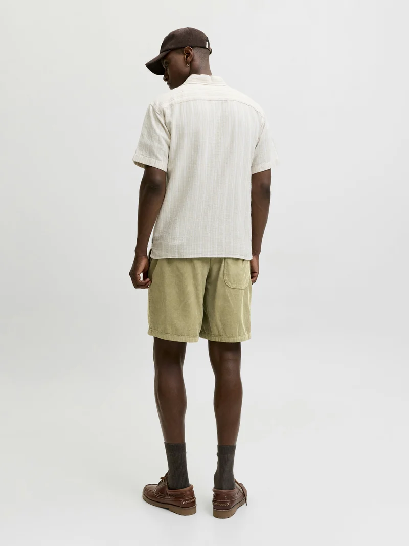 JPSTBILL CORDUROY JOGGER SHORTS REG, Aloe