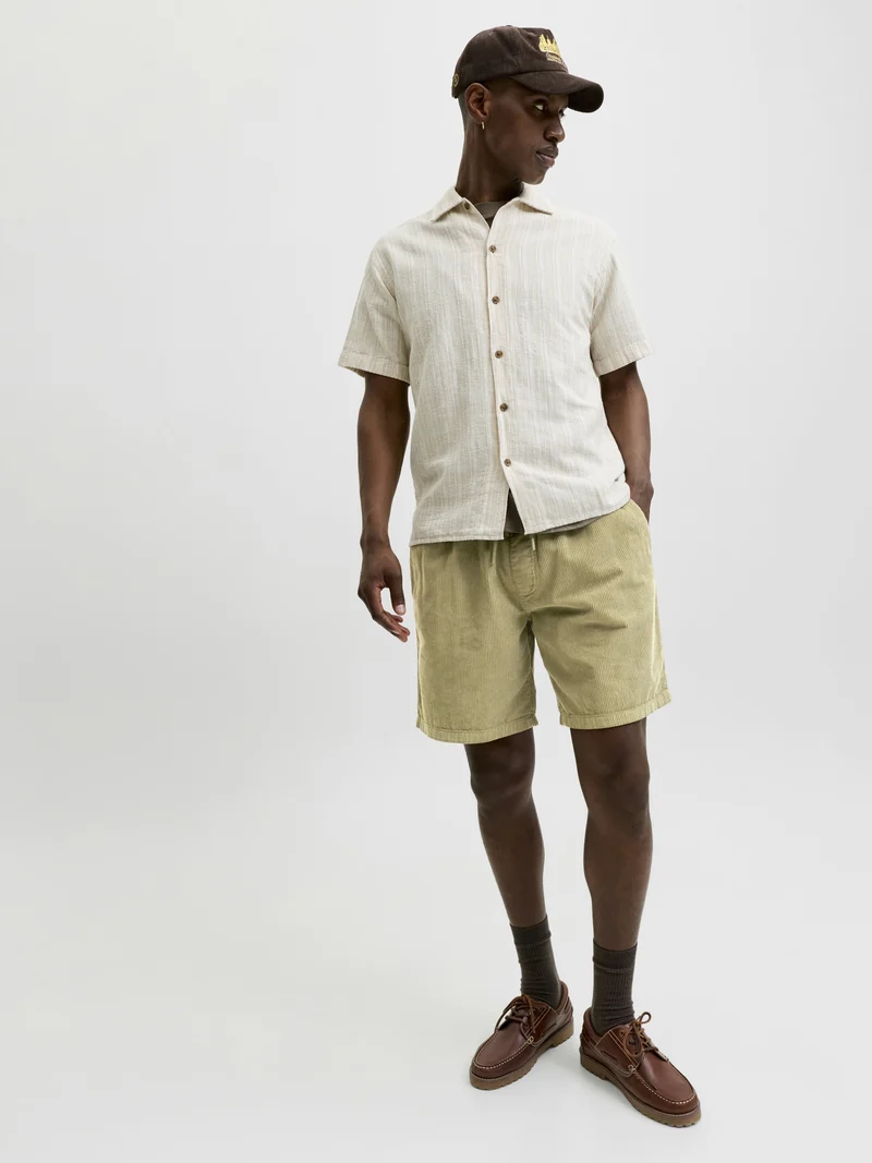 JPSTBILL CORDUROY JOGGER SHORTS REG, Aloe
