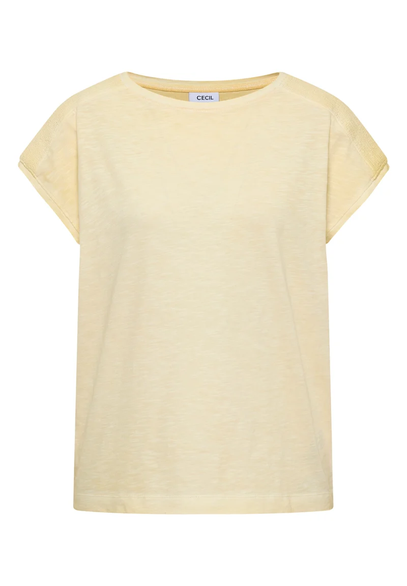 NOS GMD Shoulder Gathering Shi, buttermilk yellow