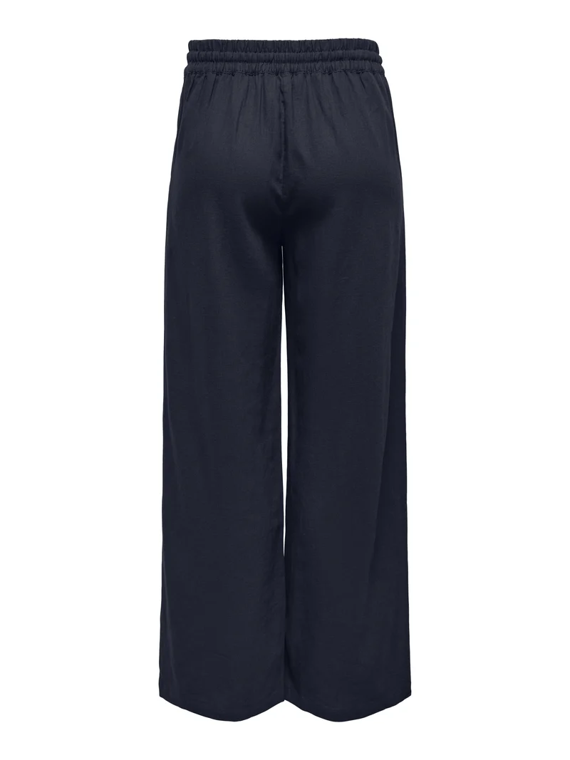 JDYSAY HW LINEN WIDE PANT WVN NOOS, Sky Captain