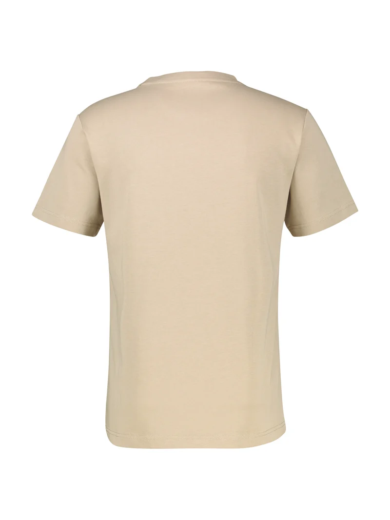 T-SHIRT/SERAFINO 1/2 ARM, GRAVEL BEIGE
