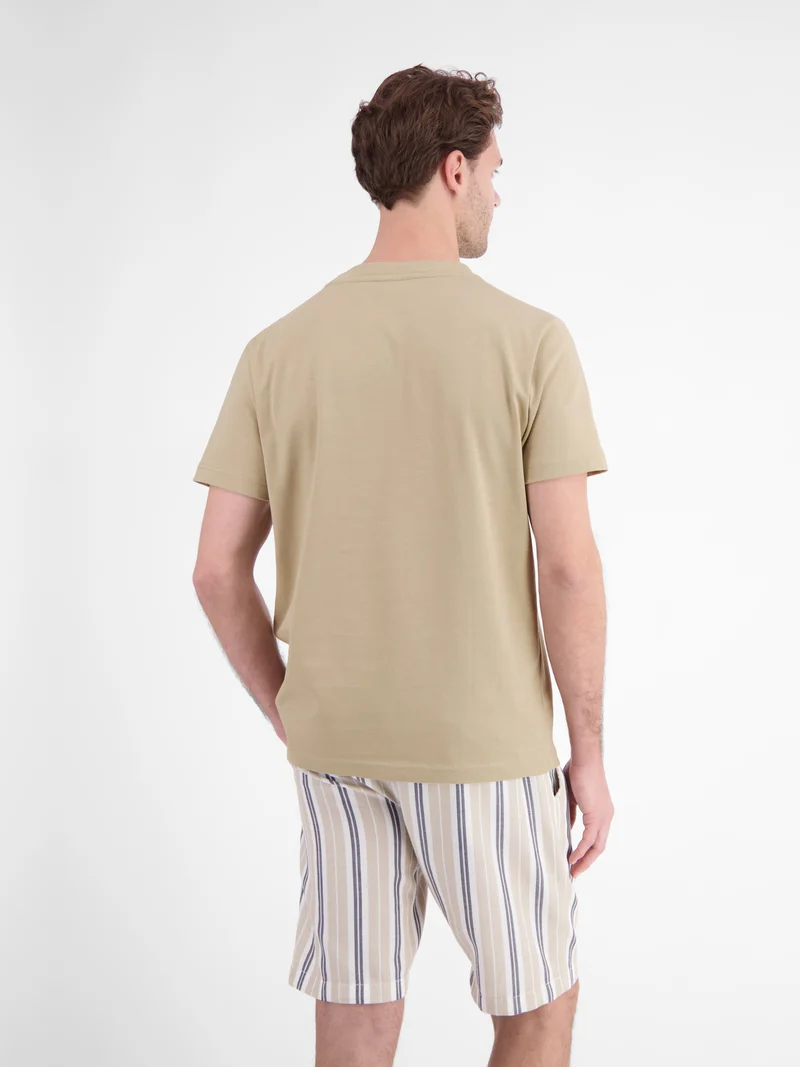 T-SHIRT/SERAFINO 1/2 ARM, GRAVEL BEIGE