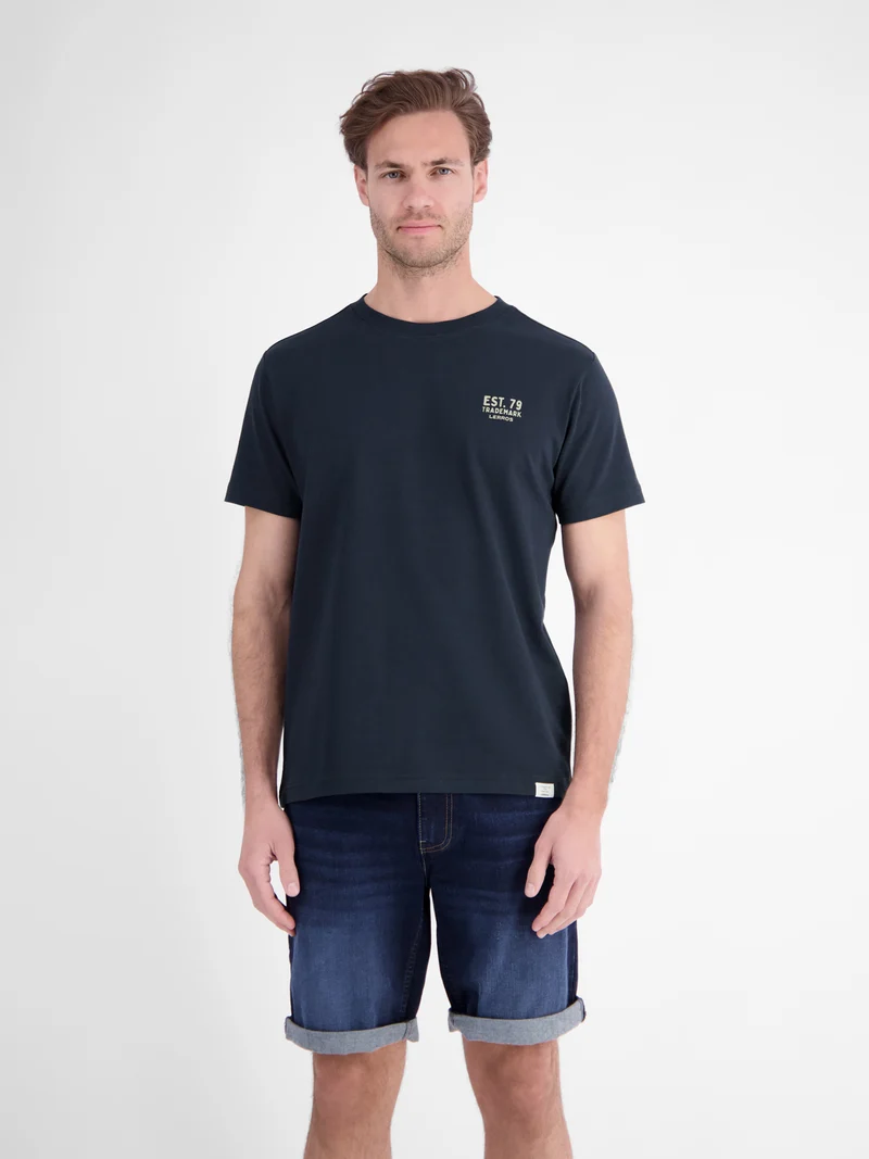 T-SHIRT/SERAFINO 1/2 ARM, CLASSIC NAVY
