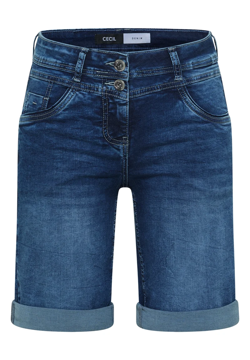 NOS Scarlett Shorts Mid Blue, mid blue used wash
