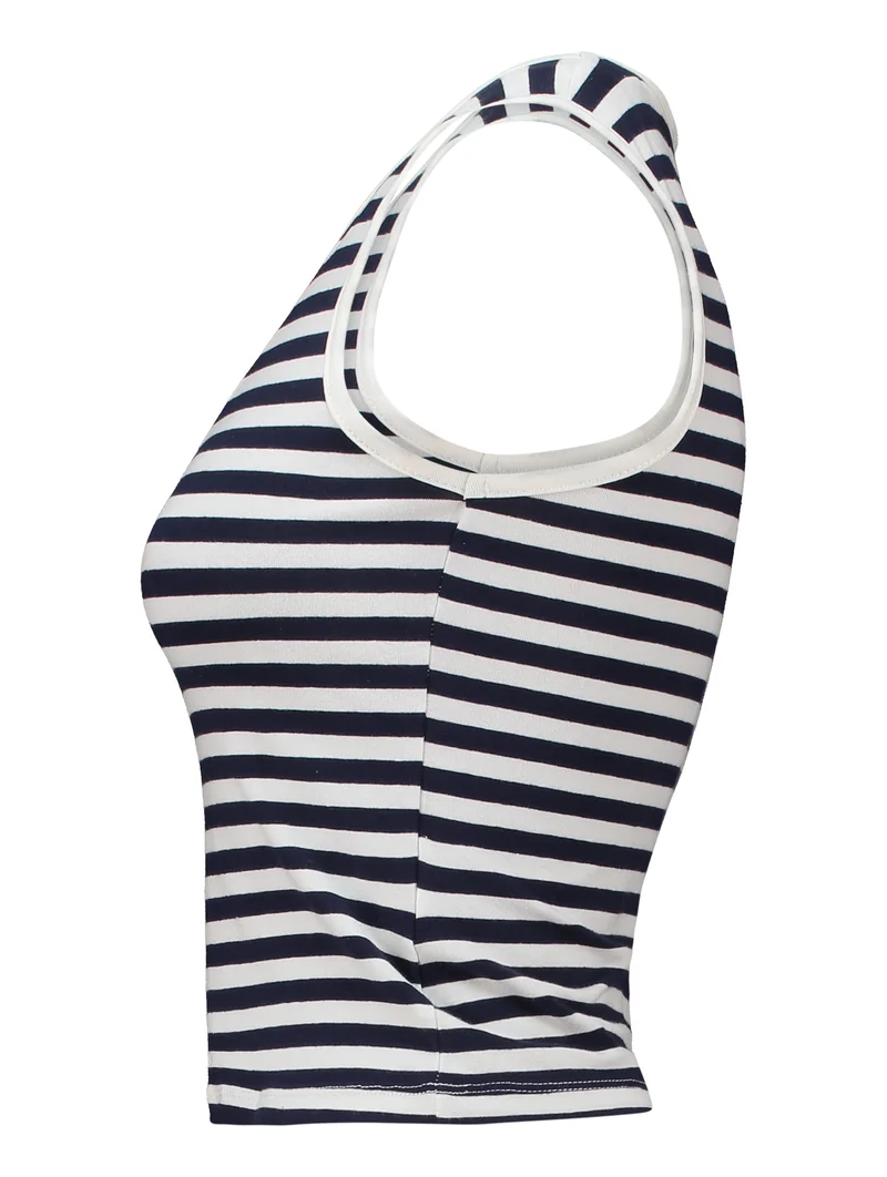 SL C TP Be44lli, navy/offwhite stripe