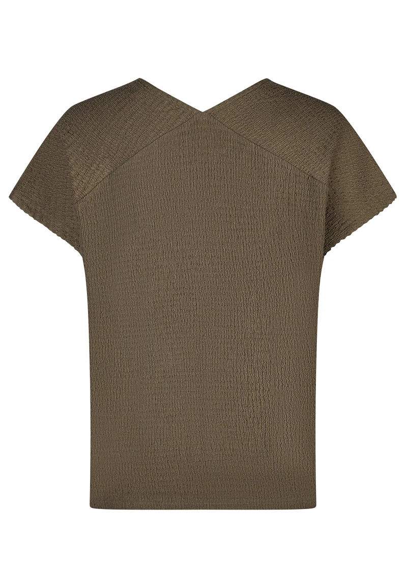 BLOUSE, KHAKI GREEN