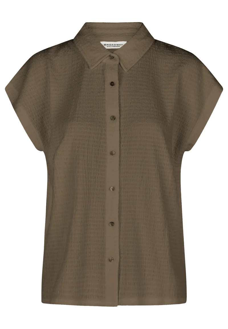 BLOUSE, KHAKI GREEN