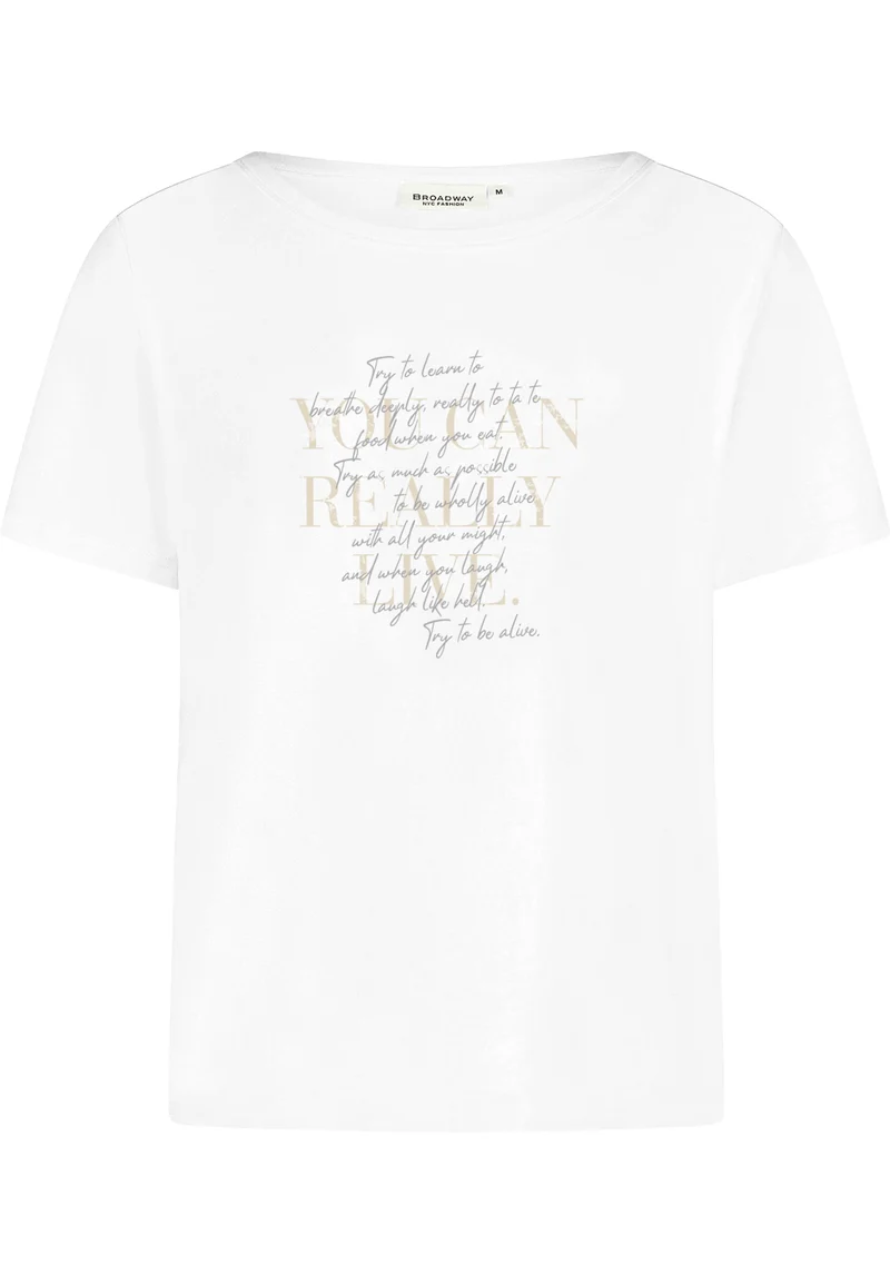 T-SHIRT, D2 SOFT WHITE