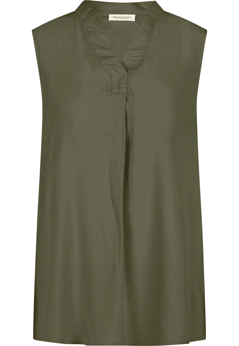 BLOUSE, KHAKI GREEN