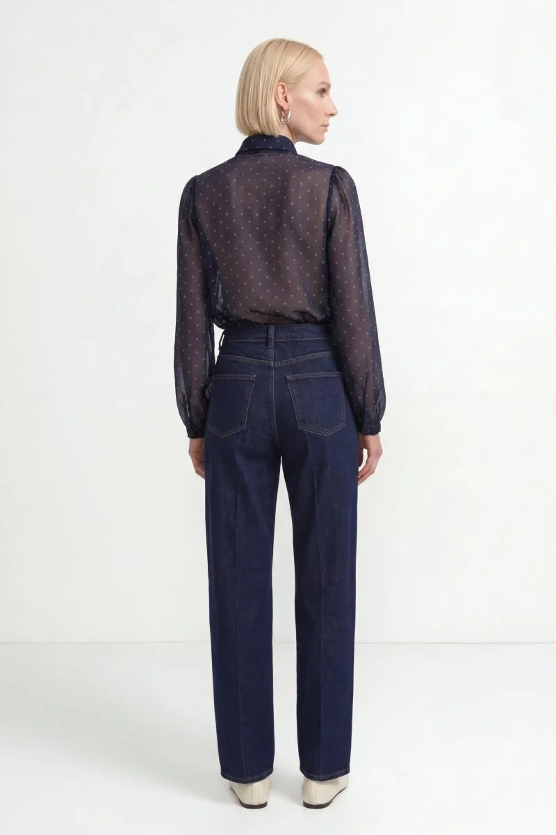 Rich & Royal Rinsed Barrel Jeans denim blue