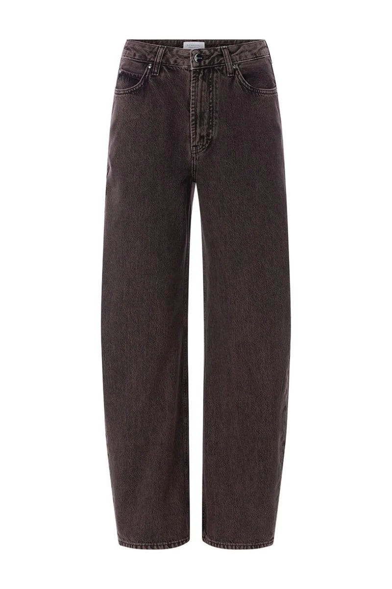 Rich & Royal Brown Long Barrel Jeans chocolate torte