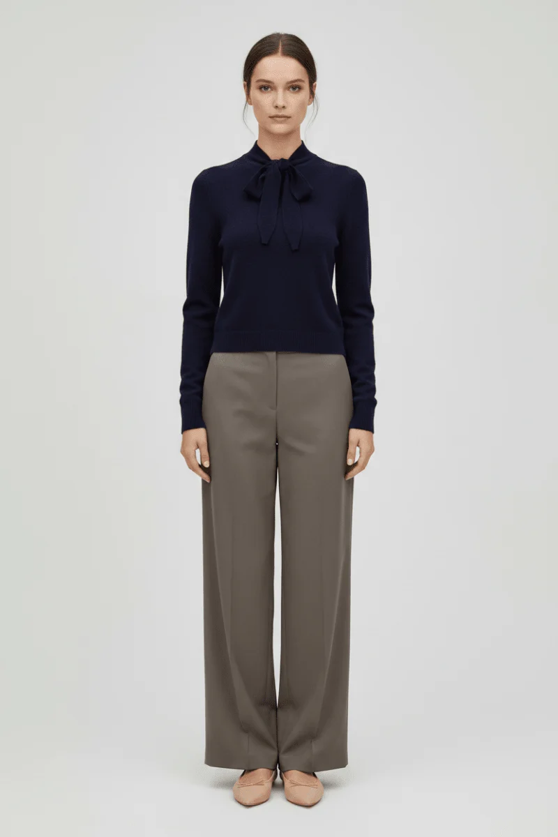 Rich & Royal Tie detail Basic SW – midnight blue