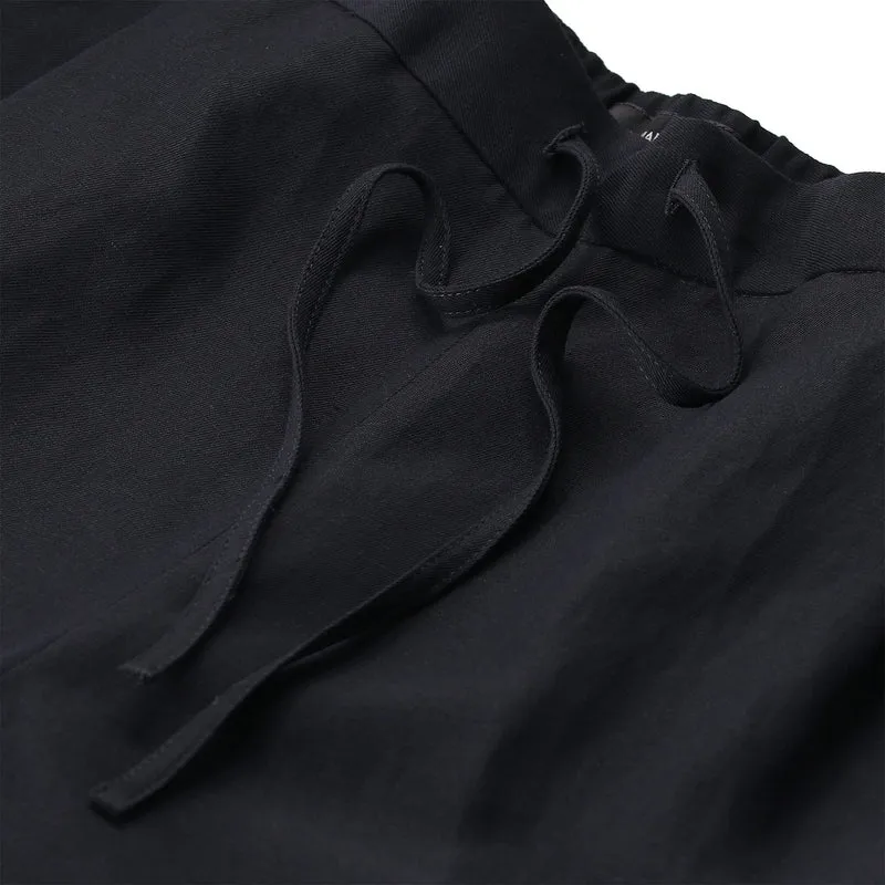 Stoffhose aus Leinenmix