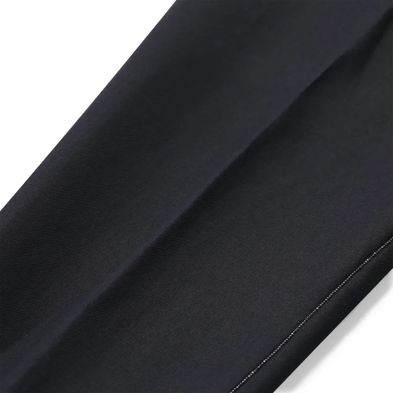 Stoffhose aus Leinenmix