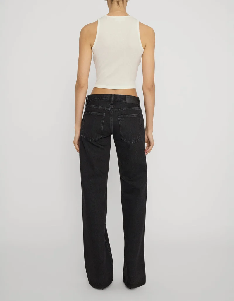 Low Rise Wide-Leg Jeans The Gray