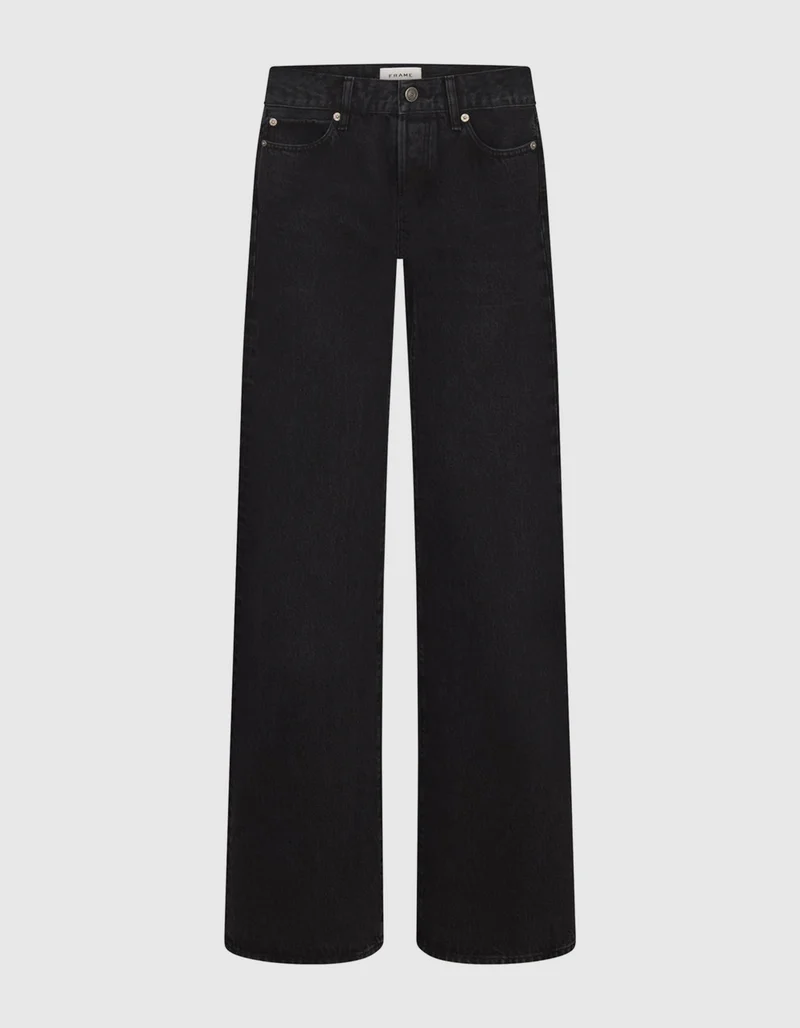 Low Rise Wide-Leg Jeans The Gray