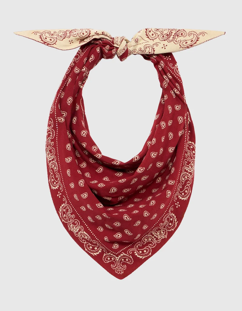 Triangel-Tuch The Wild Rag Reversible Paisley mit Seidenanteil