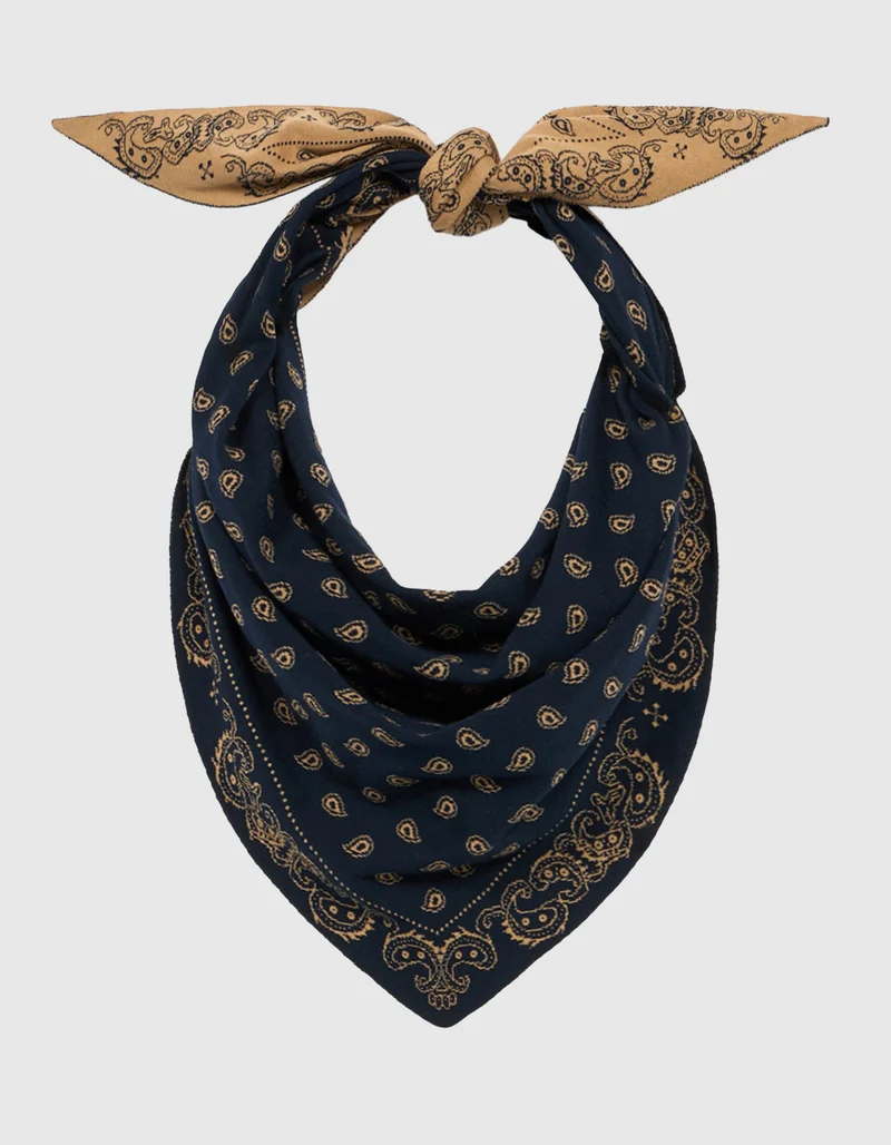 Triangel-Tuch The Wild Rag Reversible Paisley mit Seidenanteil