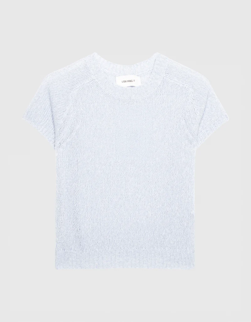 Kaschmir-Seide Kurzarm Pullover Siona