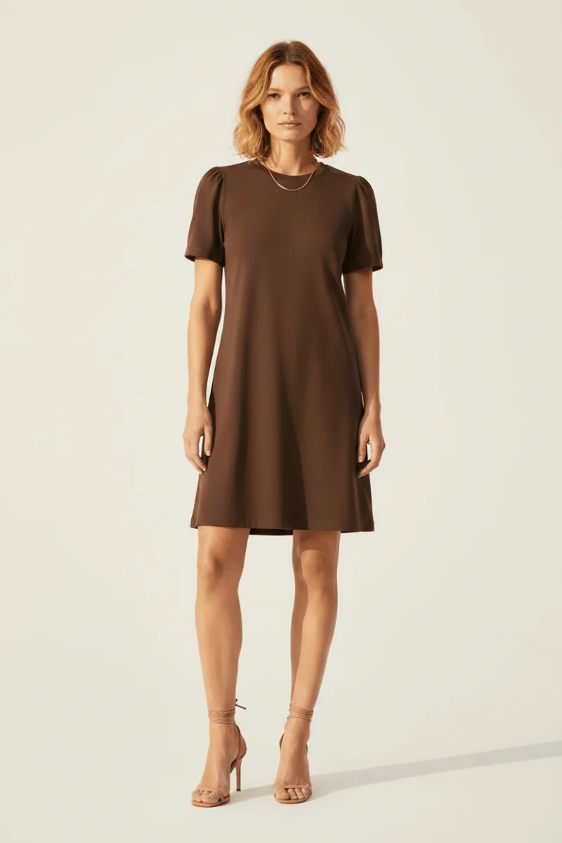 Rich & Royal Damen Sweatkleid in coconut bark