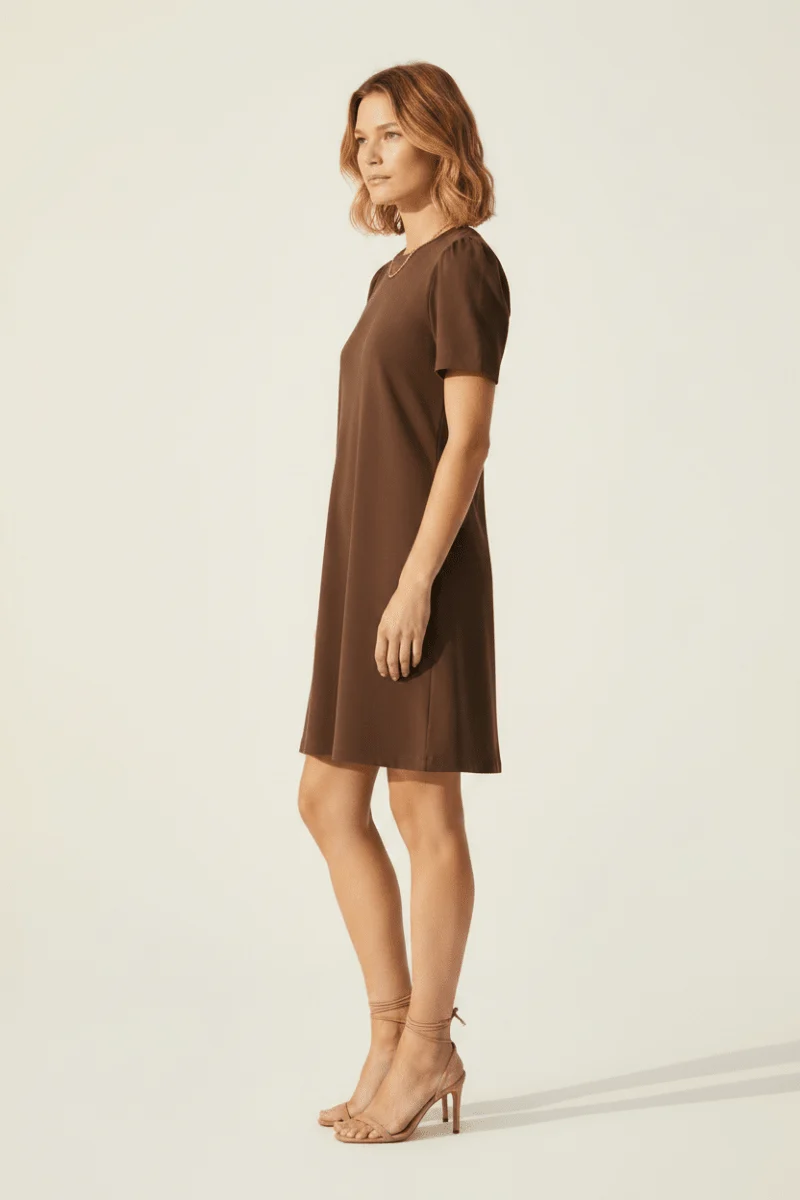 Rich & Royal Damen Sweatkleid in coconut bark