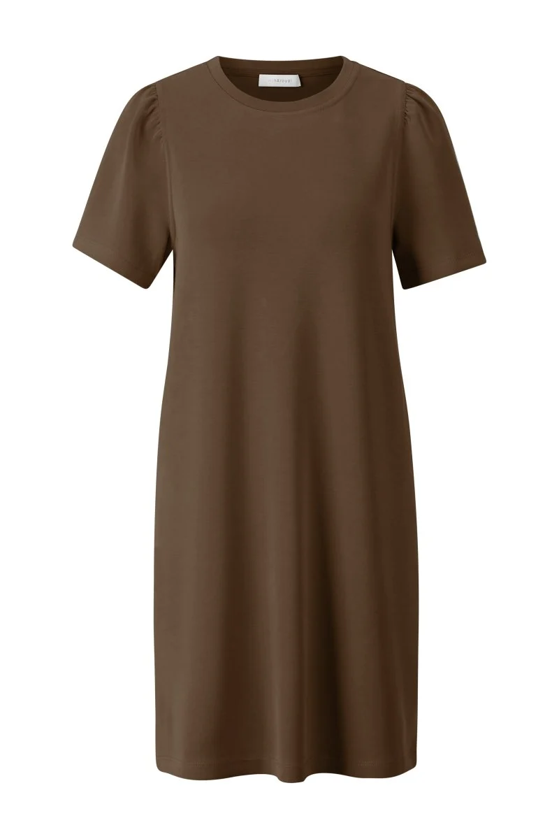 Rich & Royal Damen Sweatkleid in coconut bark