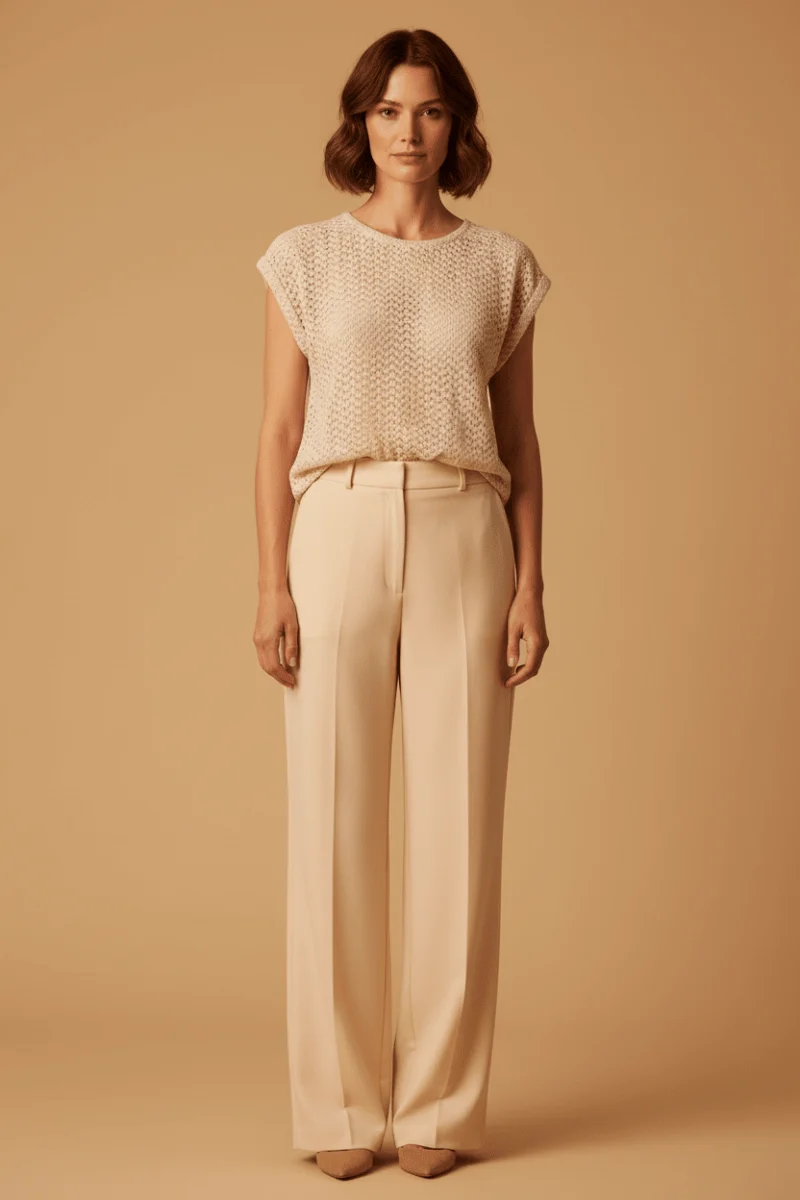 Vila O-Neck Top Birch