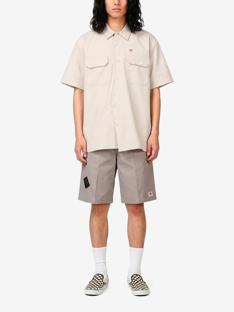 Shorts utility in misto cotone grigi x Dickies