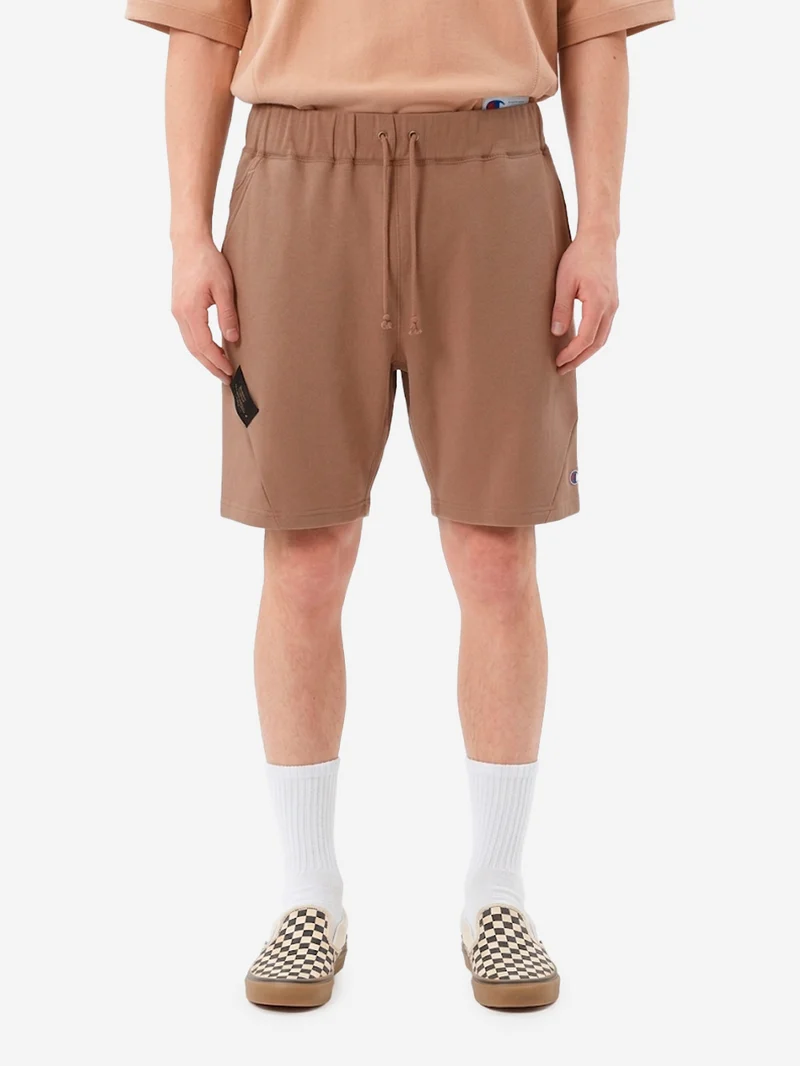 Shorts sportivi in cotone beige x Champion