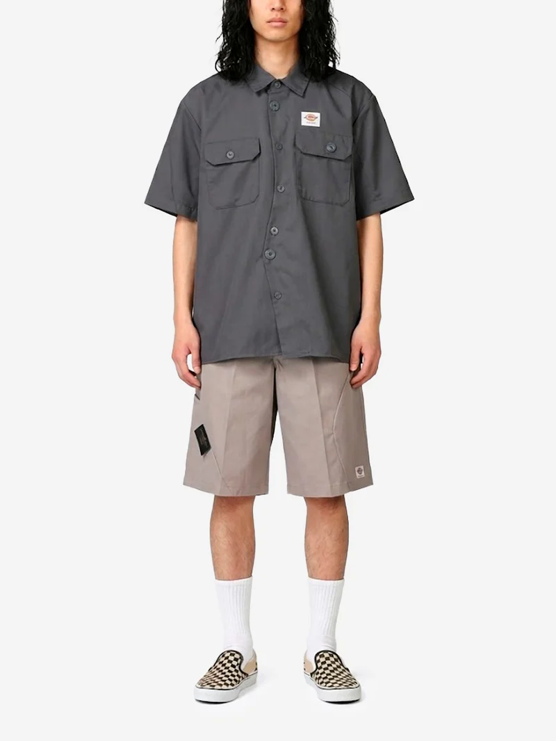 Camicia utility a manica corta grigia x Dickies