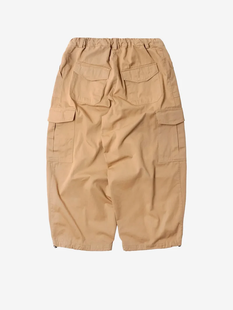 Pantaloni cargo ballonn beige in twill di cotone