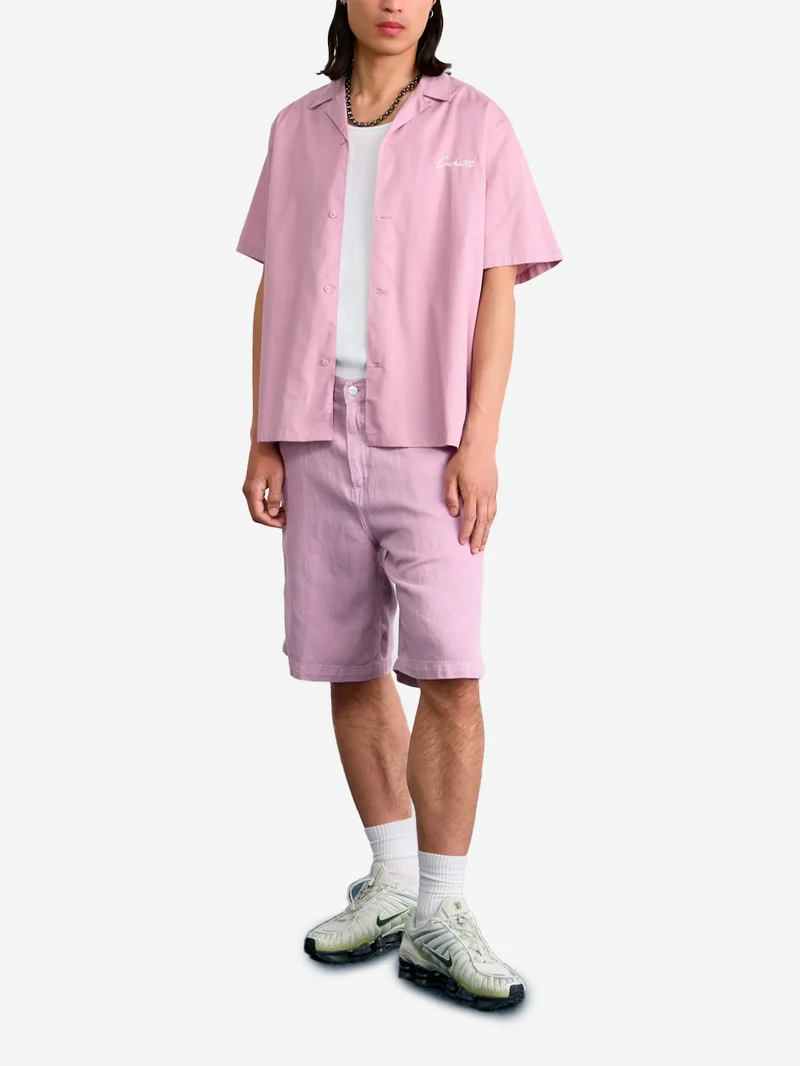 Camicia viola in misto lyocell Delray