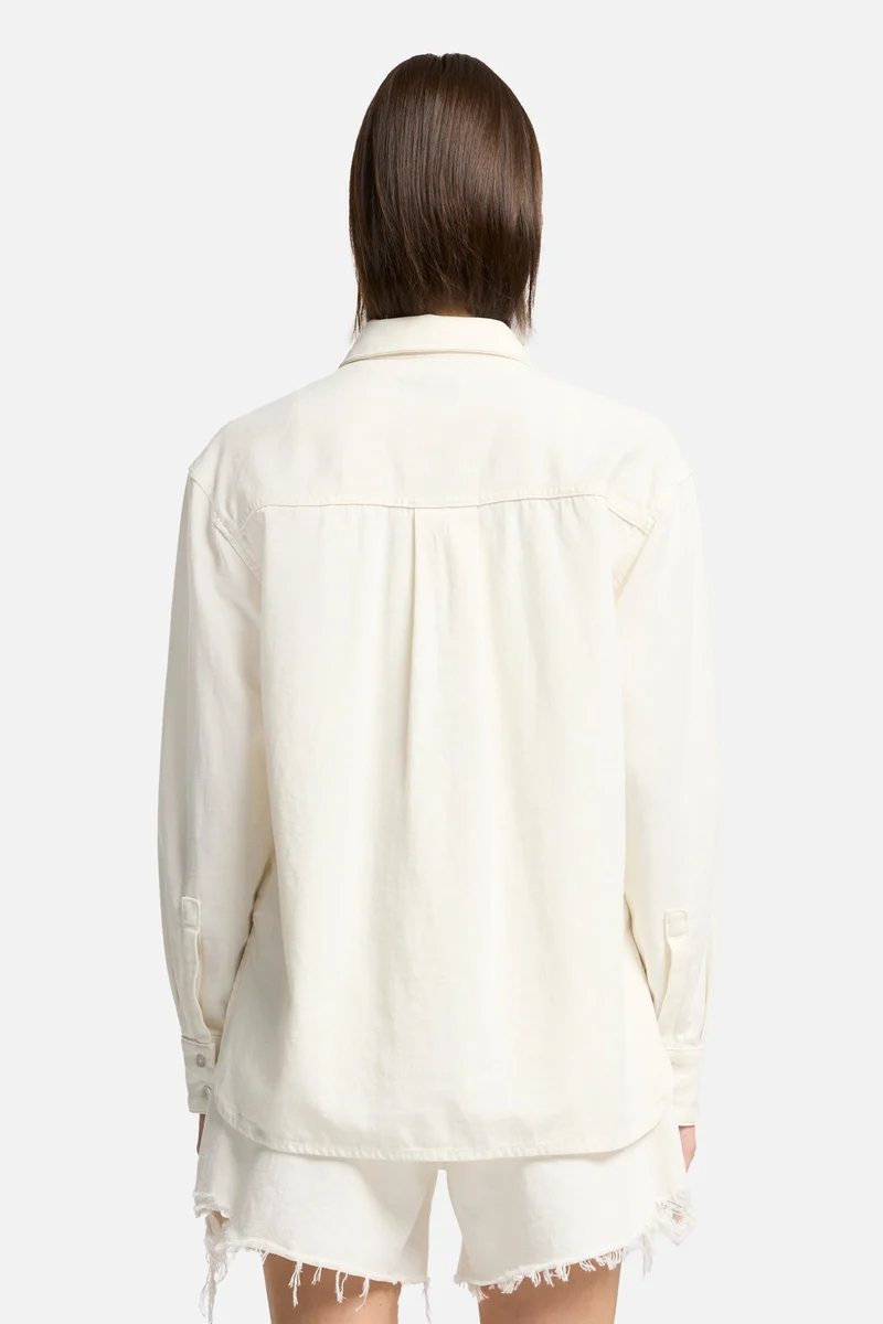 Linen Blend Easy Shirt in Ostuni