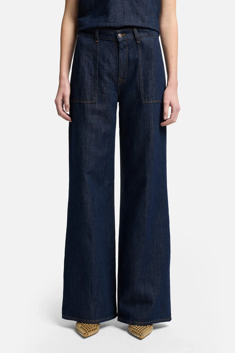 Indigo Linen Lotta in Blueberry