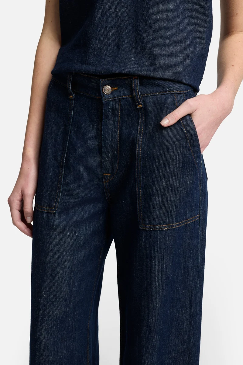 Indigo Linen Lotta in Blueberry