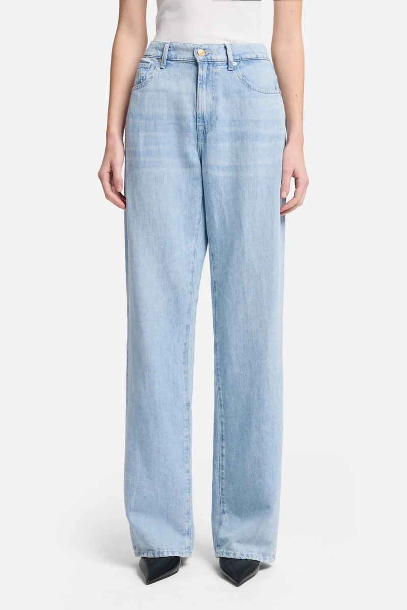 Indigo Linen Tess Trouser in Kansas