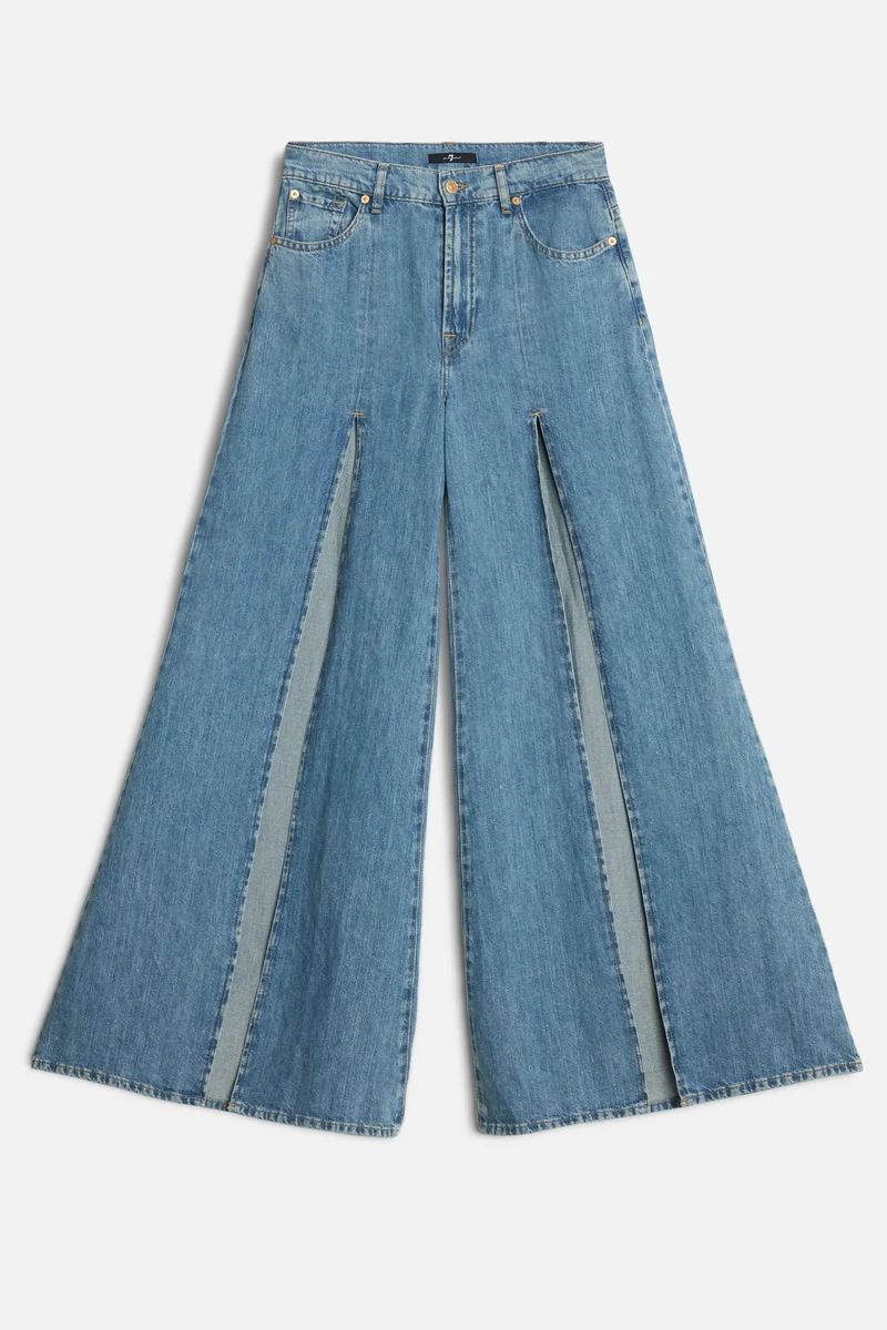 Indigo Linen Willow Palazzo Wide Leg in Arizona