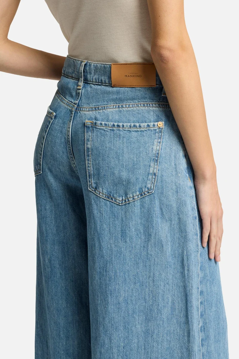 Indigo Linen Willow Palazzo Wide Leg in Arizona